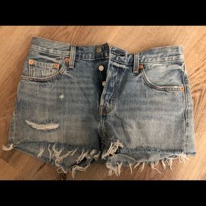 Levi’s High Waisted Jean Shorts